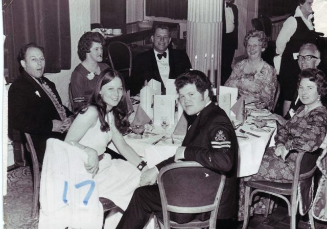 17. 3rd from left Bill Lissamer and others were Bills guests, who, Paul Byrne